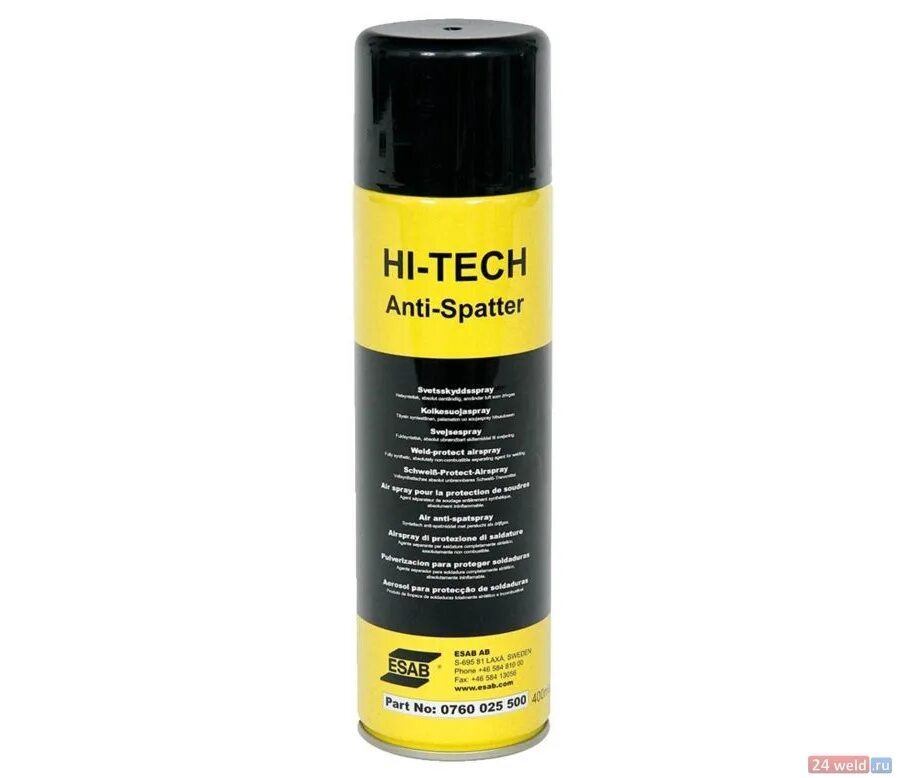Tech 400. Защитный спрей esab high-tech. спрей от сварочных брызг. сварочный аэрозоль &quot;chemiline&quot; 400мл. спрей антибрызги для сварки.