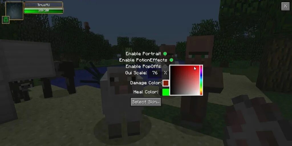 Мод на индикаторы 1.12 2. Damage indicator 1.12.2. damage indicators mod 1.12.2.