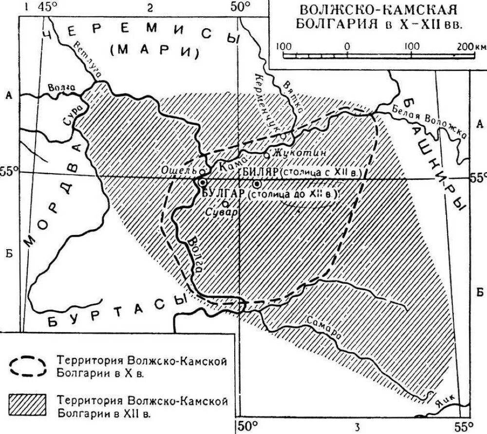 Карта Волжской Булгарии 13 века. Волжская Булгария 10 век карта. Волжско-Камская Булгария (Болгария). Карта Волжской Булгарии в 12 веке.