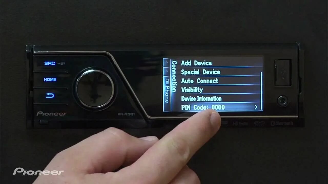 Как подключиться через блютуз к магнитоле пионер. 5. Японские магнитолы с блютузом. Bluetooth адаптер для автомагнитолы pioneer. Pioneer mvh-8250bt.