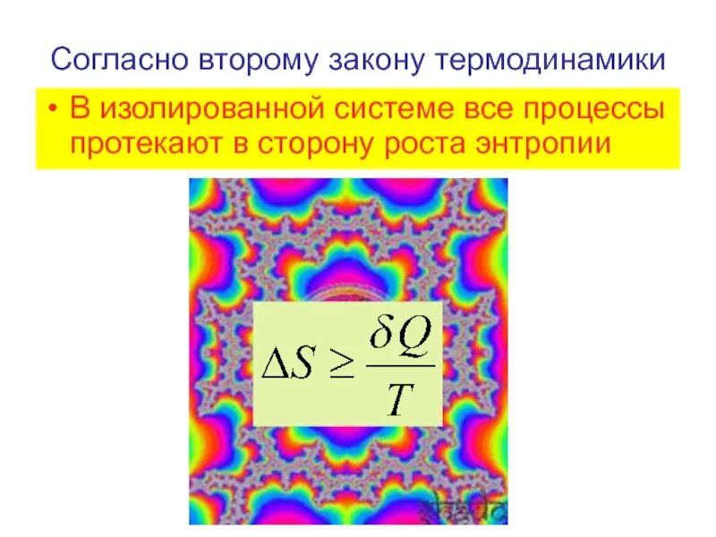 Направление и пределы самопроизвольного протекания физико-химических процессов