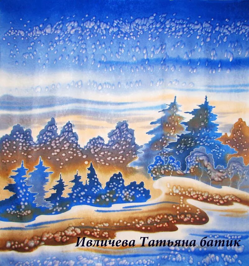 Батик зимний городской пейзаж. Батик зима. Сказочная зима акрил. Батик 2023. Зимний пейзаж батик.