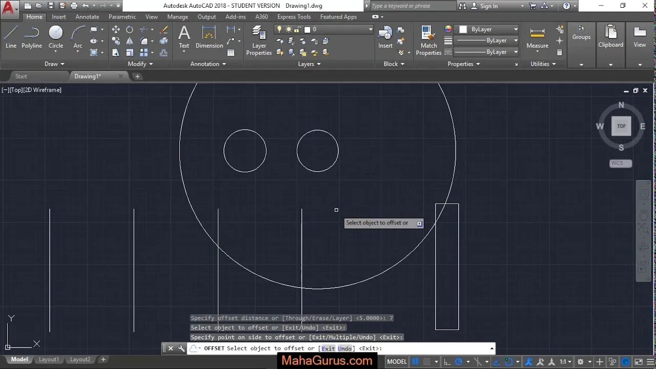 Offset в автокаде. Радиус Автокад. Offset AUTOCAD команда. Автокад кривые. Offset tool