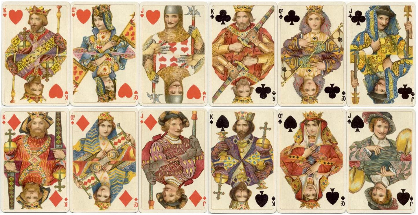 винтажные игральные карты. дизайнерские колоды карт. игральные карты с изображением царской семьи. старинная колода карт. колода гадальных карт 19 века.