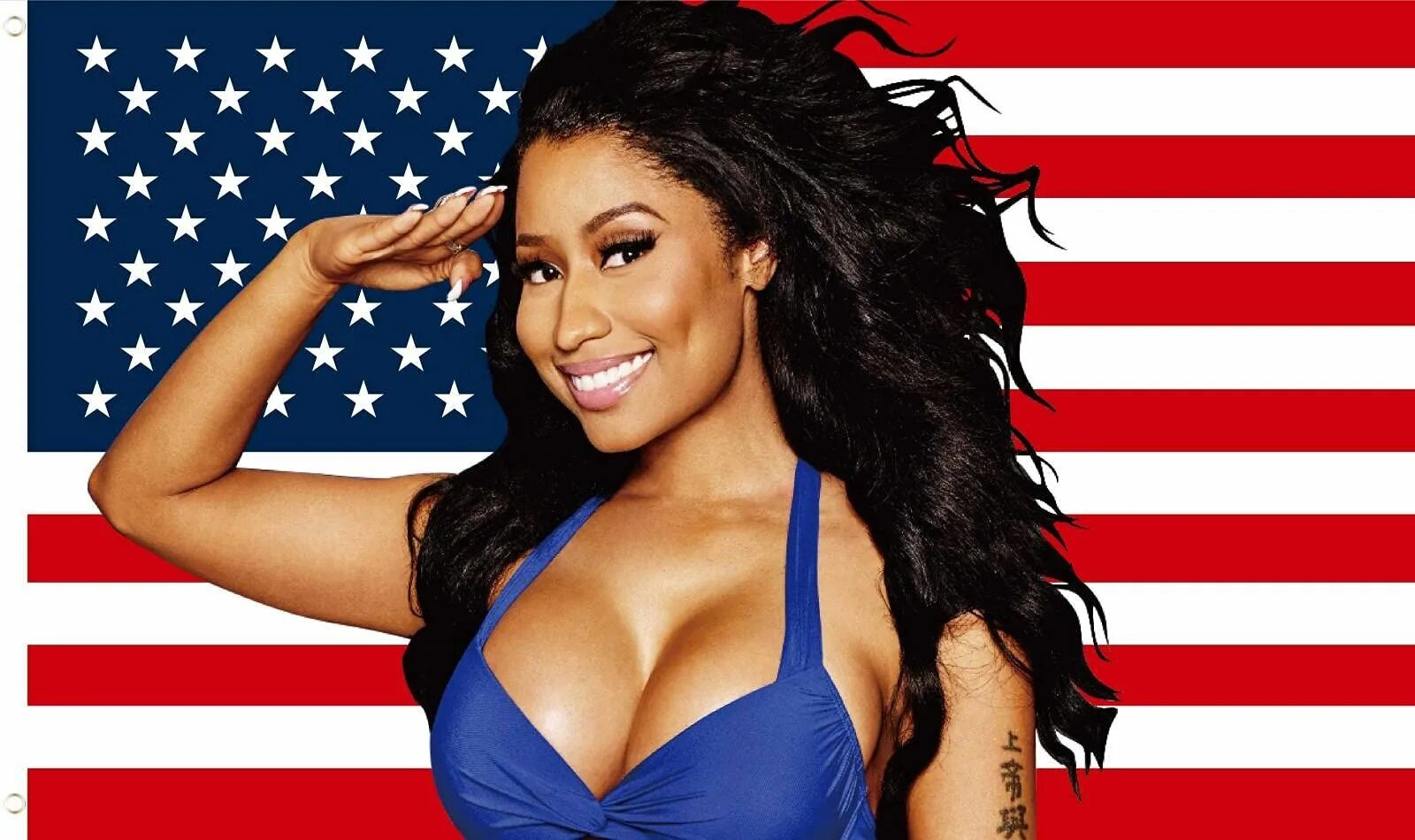 Ники фулл. Nicki Minaj American Flag. Ники Минаж флаг. Американские Ники. Ники Минаж на фоне американского флага.