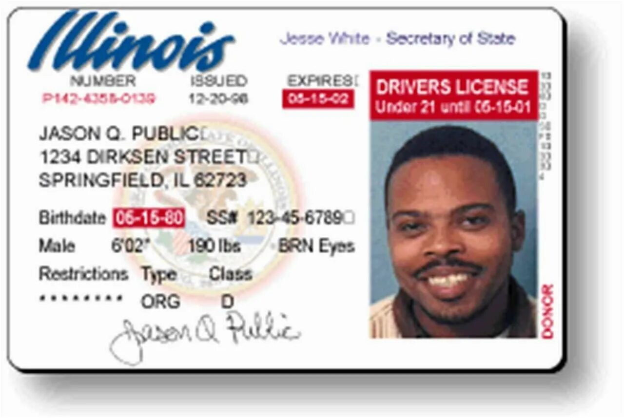 If you had a driving license. Illinois driver license. chicago driver license. wisconsin driver license.