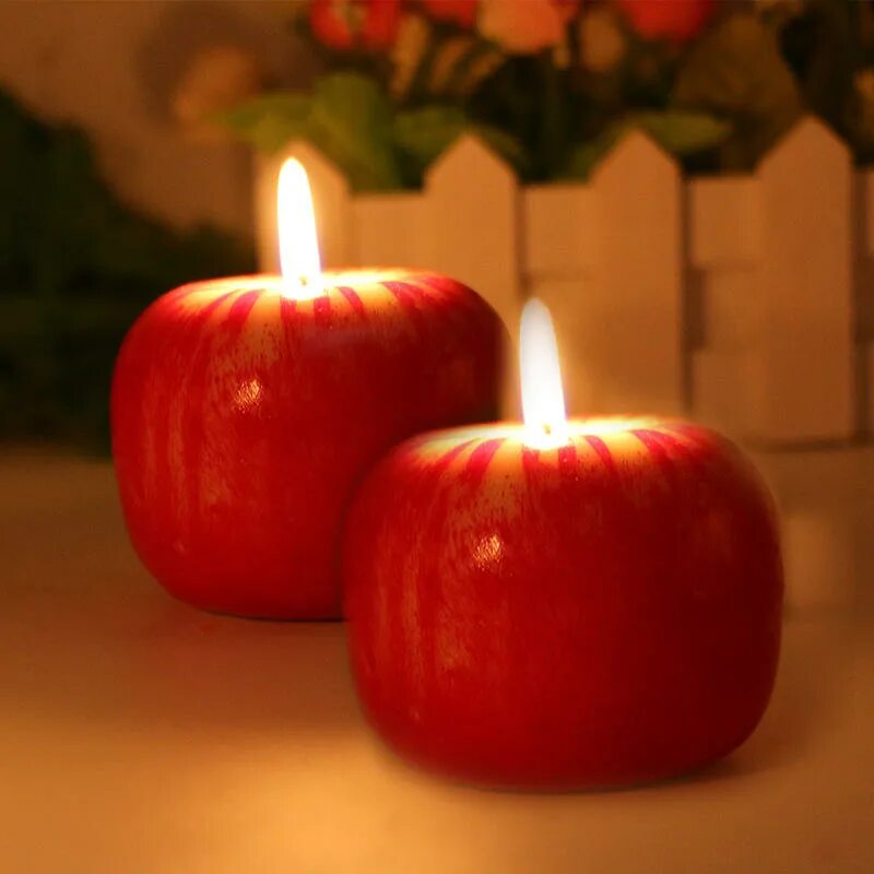 свечка яблоко. свеча christmas eve. свечи в виде яблока. свечи в виде яблока. подсвечник "яблоко".