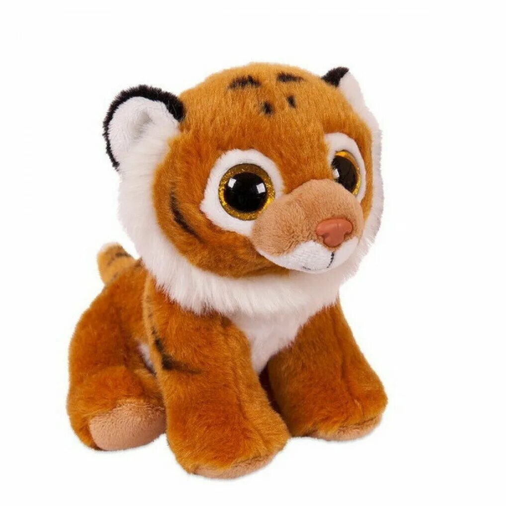 Toys 14. Мягкая игрушка Chuzhou greenery Toys. Тигренок ABTOYS. Beanie Babies Тигренок Tiggs, 20 см. Тигренок коричневый, 10 см.