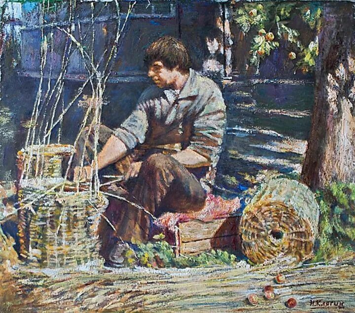 Художник следует в своем творчестве. Николай клягин художник. игнатьев михаил иванович (1870–1934). плетеная корзина живопись. плетение в живописи.