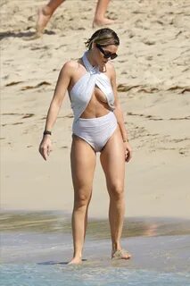RITA ORA in Swimsuit on the Beach in St Barthelemy 12/21/2019.