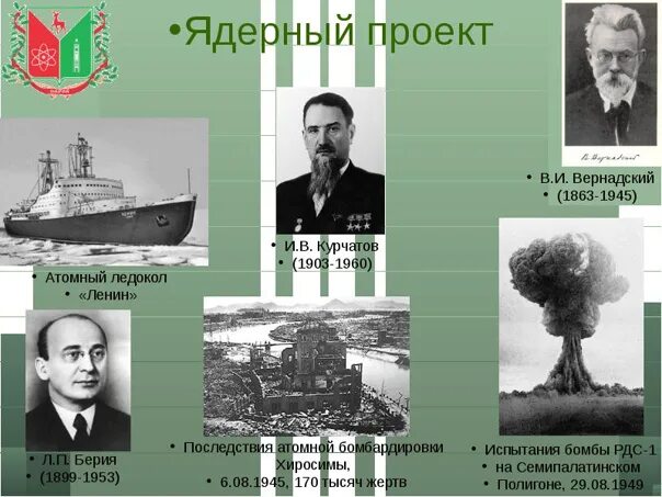 Атомный проект года разработки Атомный проект года разработки