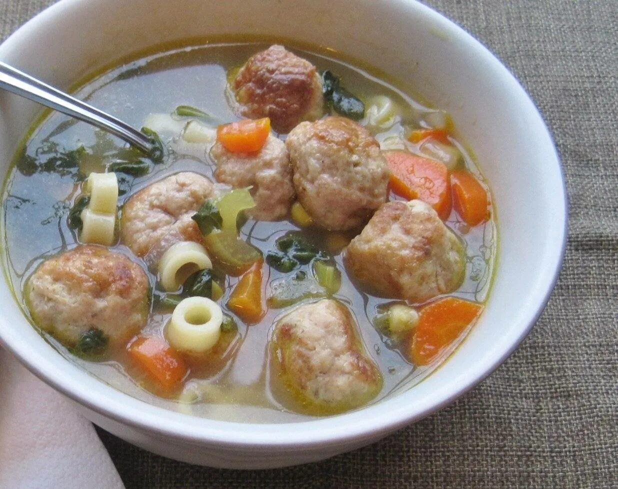 Супы с мясом без картофеля