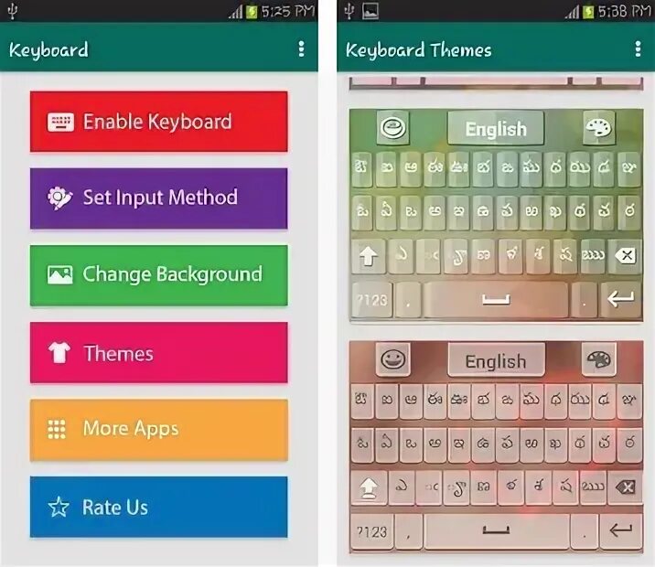 Keyboard input method. Keyboard input method