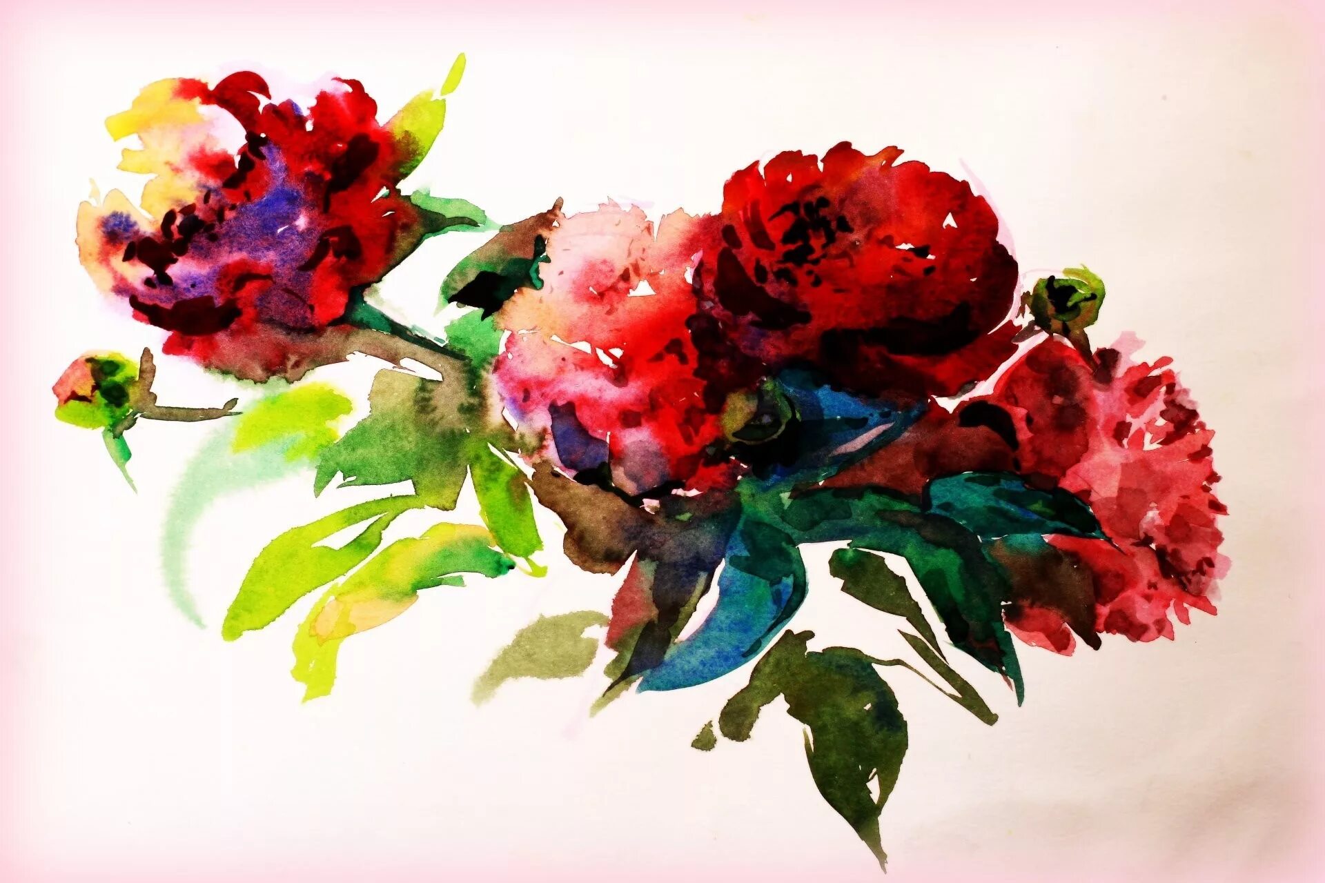 Paint flowers. Акварельные цветы. Рисунки акварелью. Цветы акварельными красками. Живопись цветы акварель.
