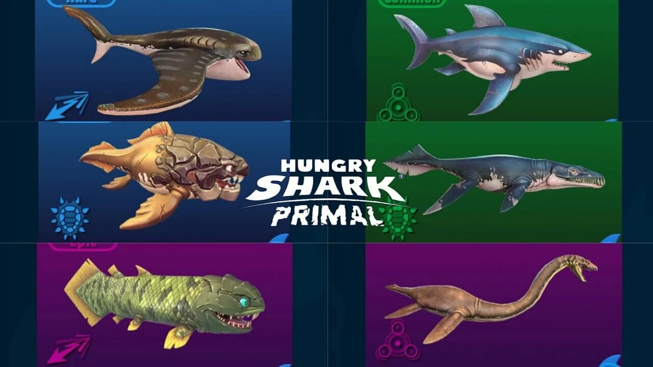 Hungry shark primal. Акулы в hungry Shark Primal. Набор фигурок hungry Shark. Hungry Shark Primal гугл плей.