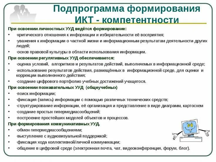 Освоения обучающимися ууд обеспечивается за счет. Методы формирование ууд икт. формирование ууд компетенций.. ууд в начальной школе икт. формируемые учебные действия формируемые компетенции.