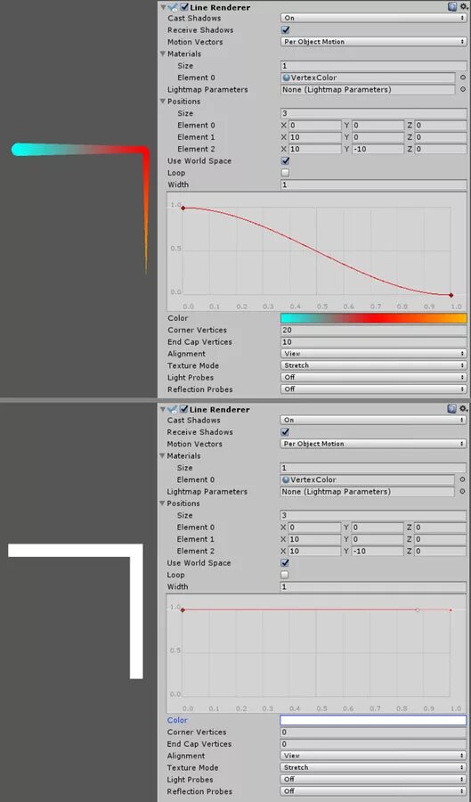 Line rendering. Line renderer tile. unity line select effect. unity line select grid. unity linear color space.