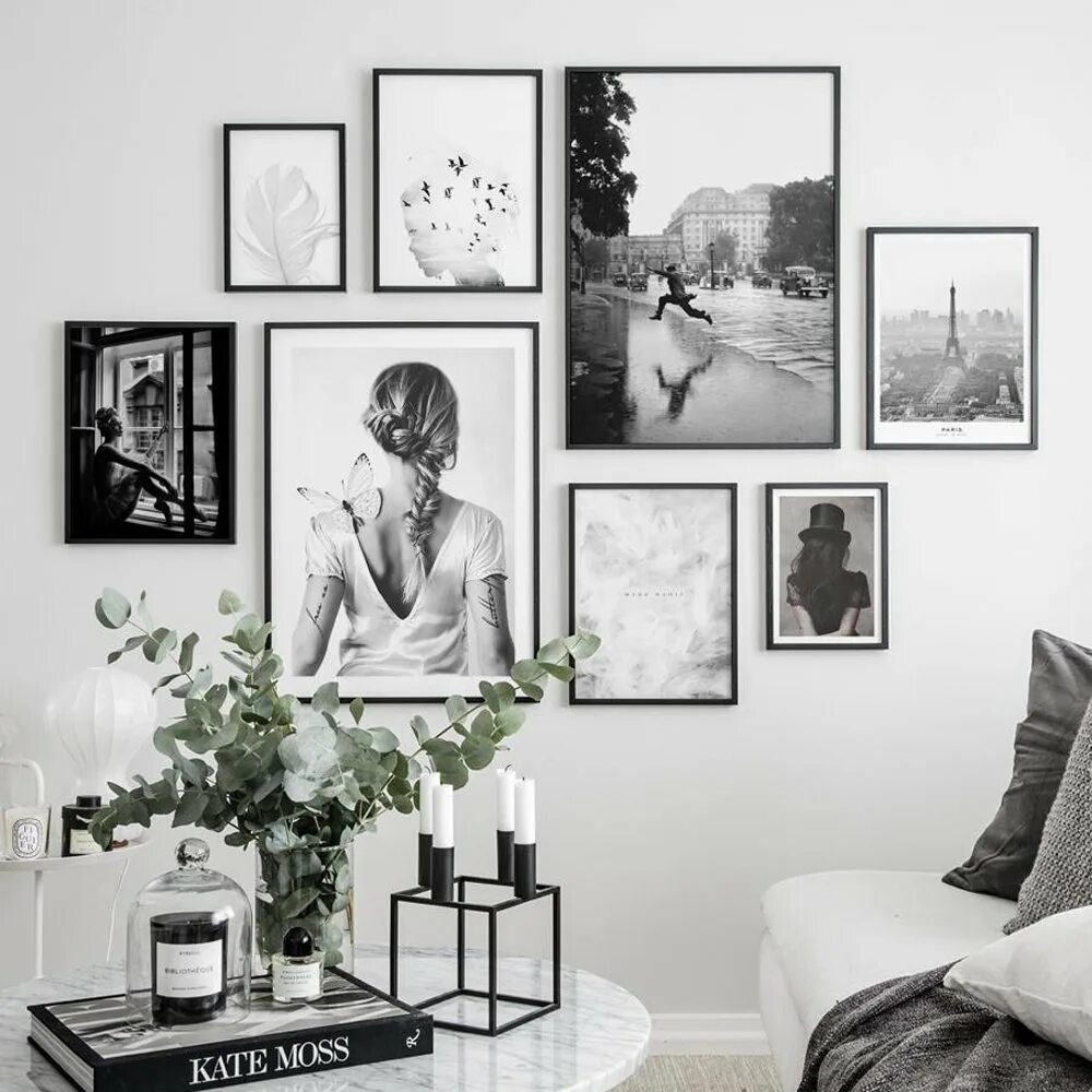 Постеры для интерьера. Постеры для интерьера. Композиция картин на стене. Композиция из картин в интерьере. Композиция из рамок на стене.