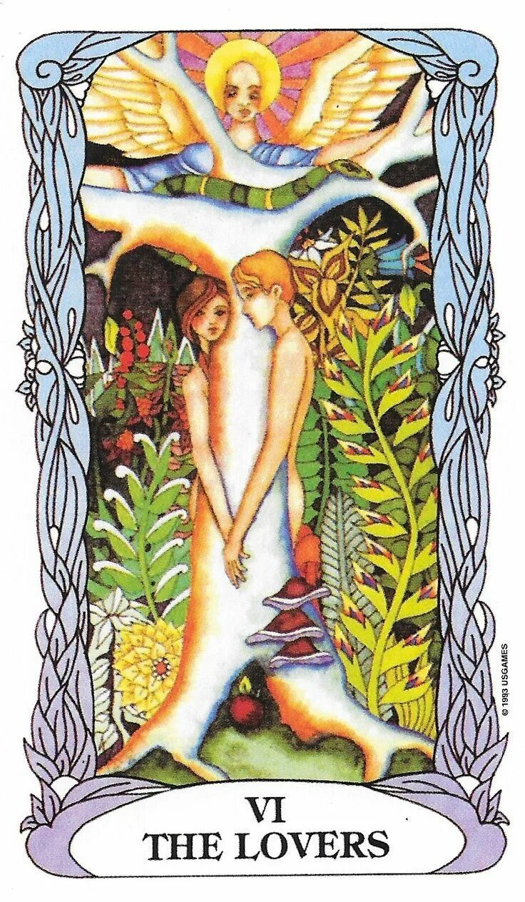 Возлюбленные таро значение. 6 аркан таро. аркан 6 таро the lovers. аркан влюблённые таро. 6 аркан таро райдера уэйта.