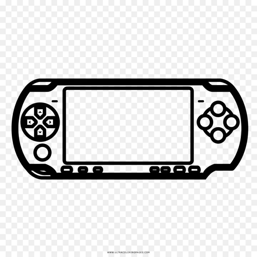 Почему приставка черно белое изображение. Джойстик для sony psp 1000 чертеж. псп игровая приставка чертеж. раскраска игровая приставка. раскраска приставка.