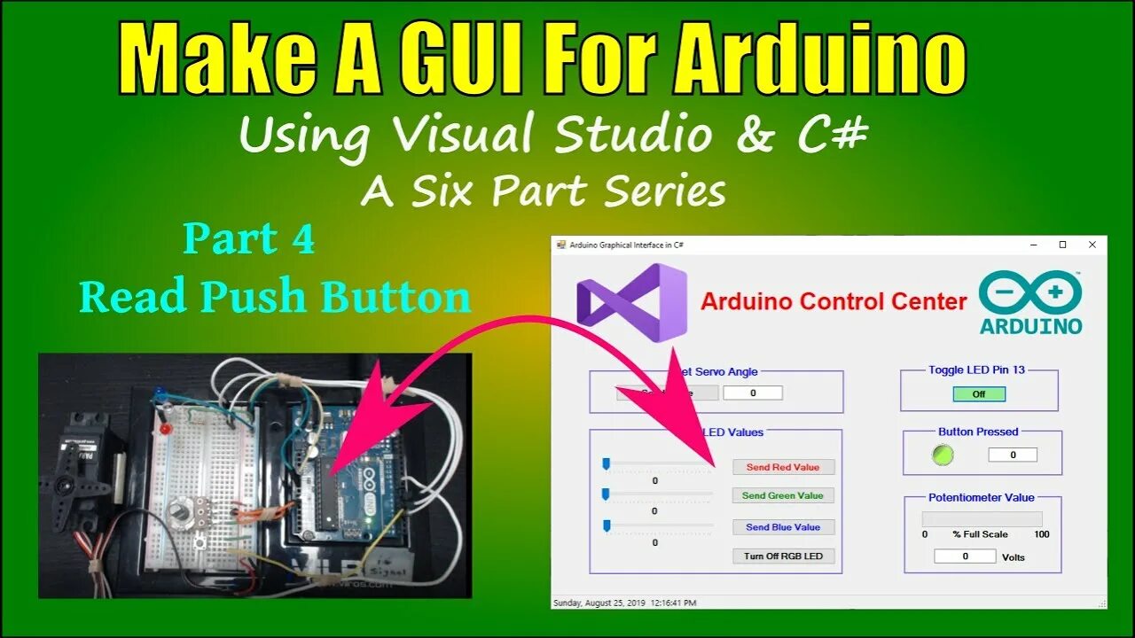 Ардуино работы библиотеки. Gui на ардуино. visual studio arduino.