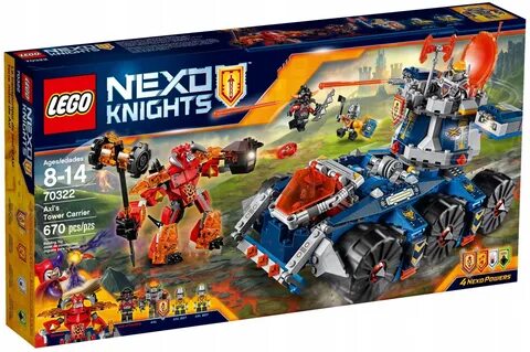 Lego nexo knights 70322 czołg zamek pojazd rycerze.