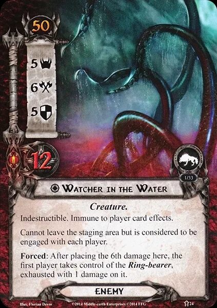 One s cards. Watcher in the Water.