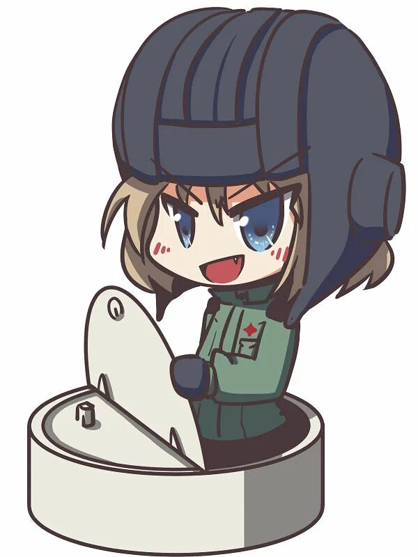 Girls und Panzer Чиби. Gup Стикеры. Gup memes