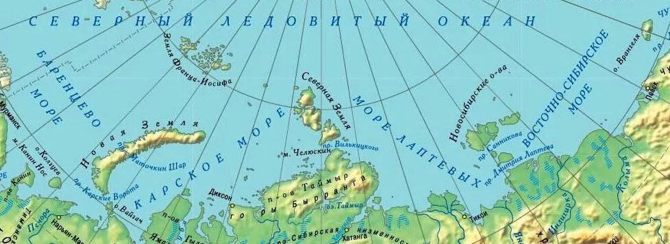 Какое положение открытые острова занимают относительно островов Новая Земля; Нов