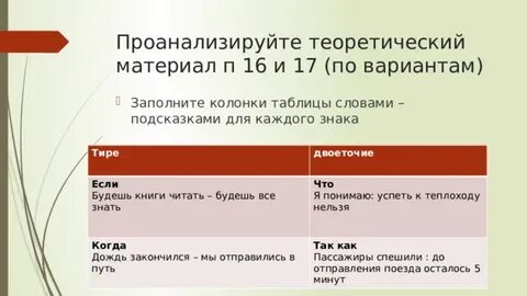 Двоеточие перед тире