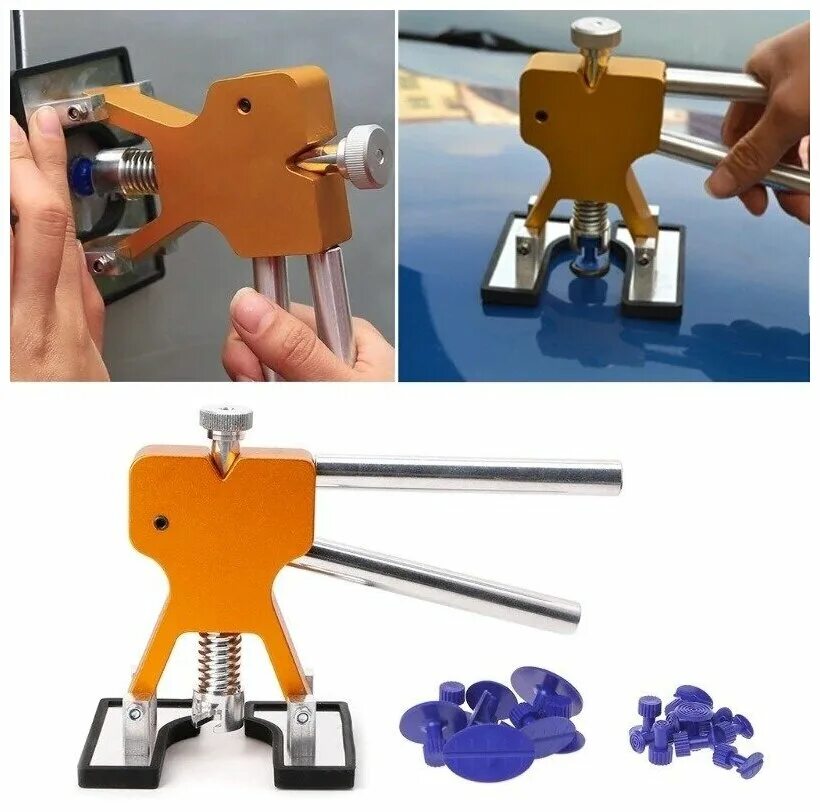 Car fix удалитель вмятин. приспособление для вмятин на автомобиле. приспособление для вмятин на автомобиле. набор для удаления вмятин авто pops-a-dent (попс-а-дент). минилифтер - инструмент для удаления вмятин.