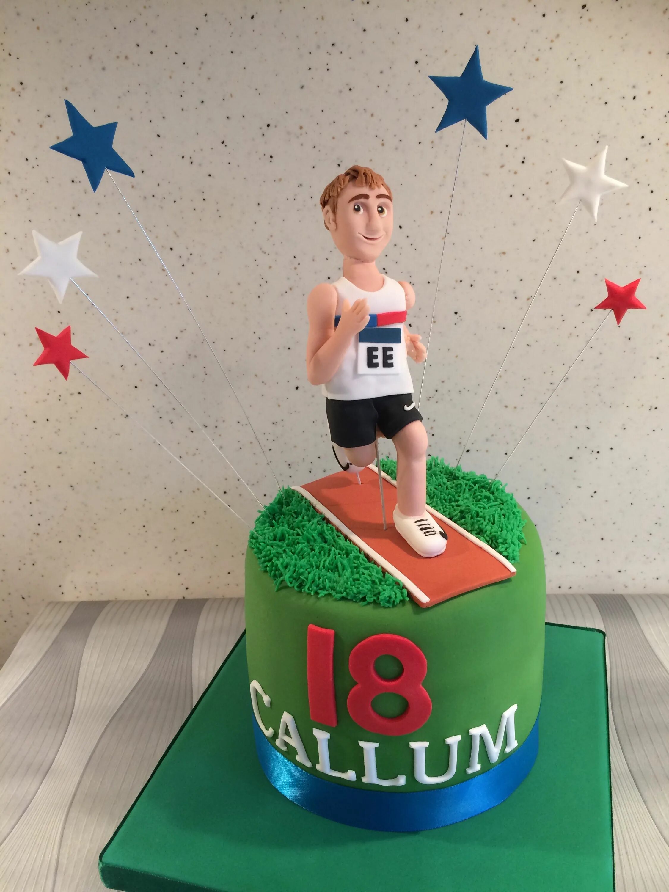 Running cake