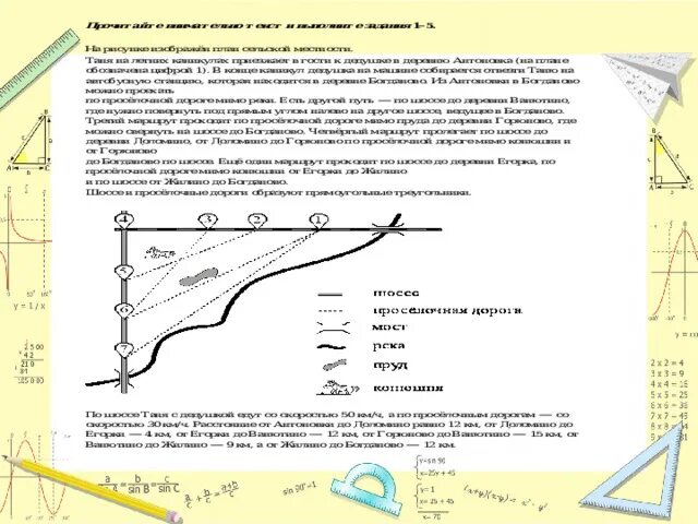 Практико-ориентированные задачи по математике ОГЭ. Практика ориентирование ОГЭ по математике. Деревни ОГЭ математика. Деревни практико-ориентированные задачи ОГЭ по математике.