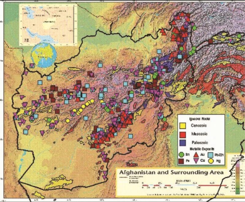 месторождение айнак афганистан.
