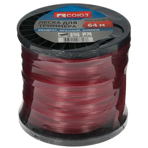 Леска союз. 4,0мм*15м звезда тл3535-4,0-8-15. Леска для триммера, d=2. 4,0мм*15м квадрат тл3535-4,0-4-15. Леска д/триммера d2 мм 15м круг.