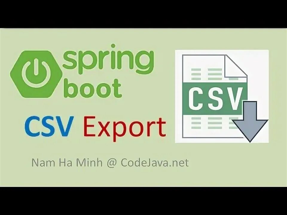 Export csv. Export csv