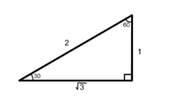 1 5 60 90. 30 60 90 Triangle. Треугольник 90 60 30 градусов. 30 60 90 Градусов углы треугольника. Египетский треугольник углы 30 60 90.