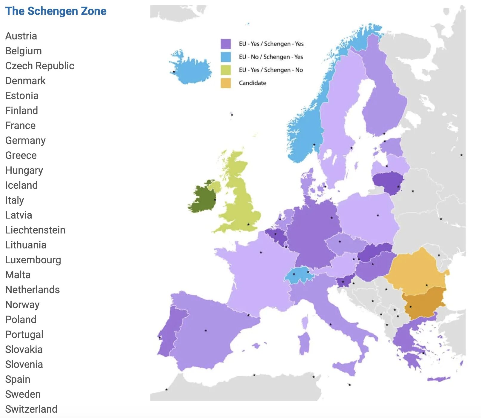 Что такое шенгенская зона. Зона Шенгена. Зона Шенгена на карте. Страны Шенгена на карте 2022. Шенгенская зона Европы.