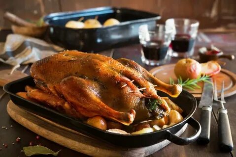 Приготовление вкусного гуся в духовке