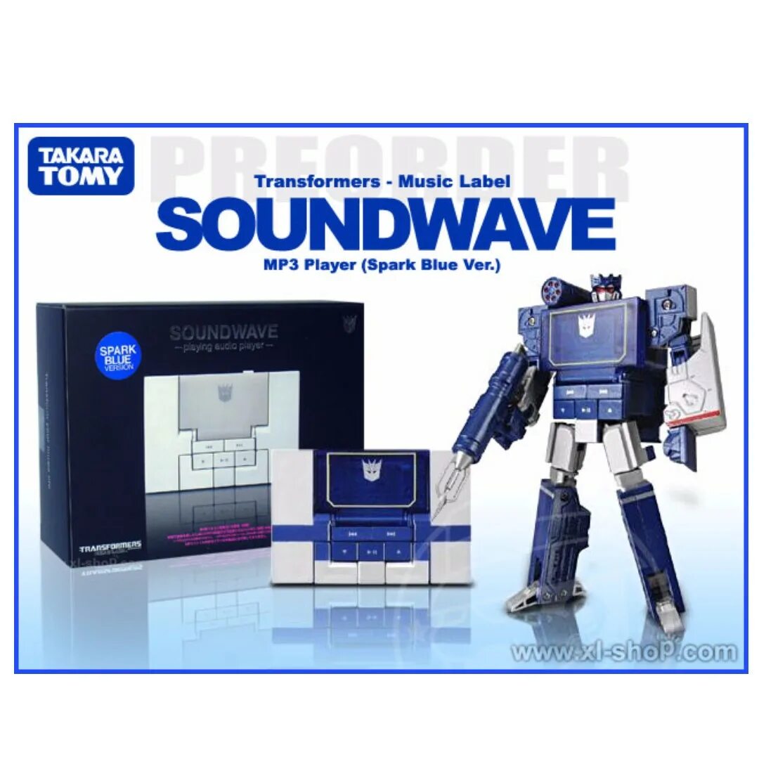 Transformers Music Label: Soundwave mp3 Player - Spark Blue. Саундвейв плеер. Transformers mp3. Blue Spark коробка.