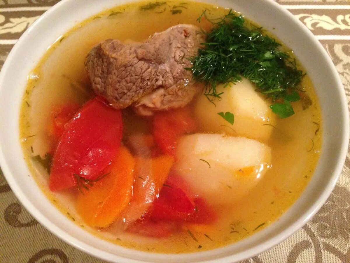 Как приготовить вкусную шурпу из говядины