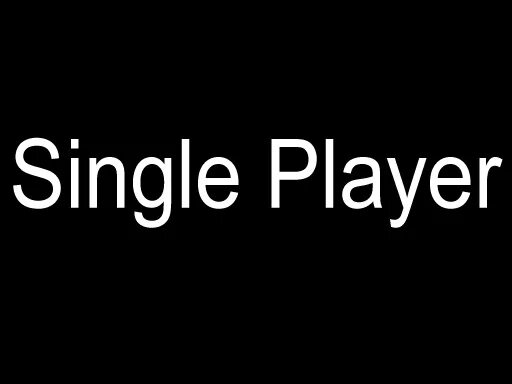 Single Player. Сингл плей надпись. Playing Single Player.