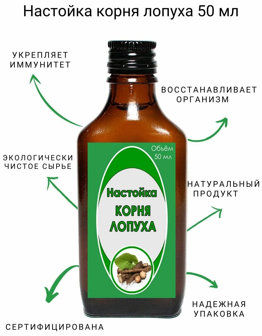 Настой корня лопуха