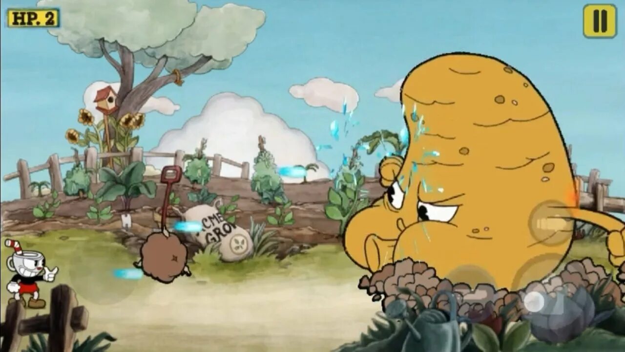 Полную версию кап хет. Cuphead банда корнеплодов. cuphead братская катастрофа. капхед уровень огород персонажи. cuphead уровень с великаном он призывает птиц.
