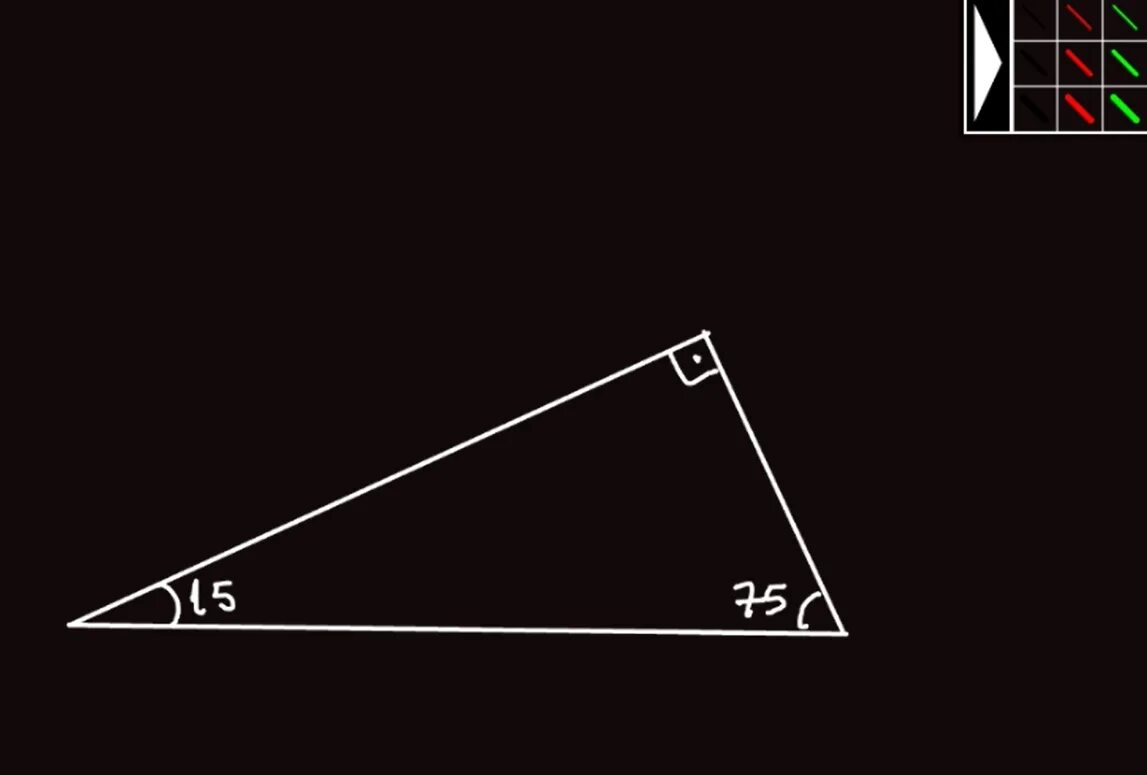 Треугольник 15 75 90. Угол однорастр.15/90'. Белект 90-75.