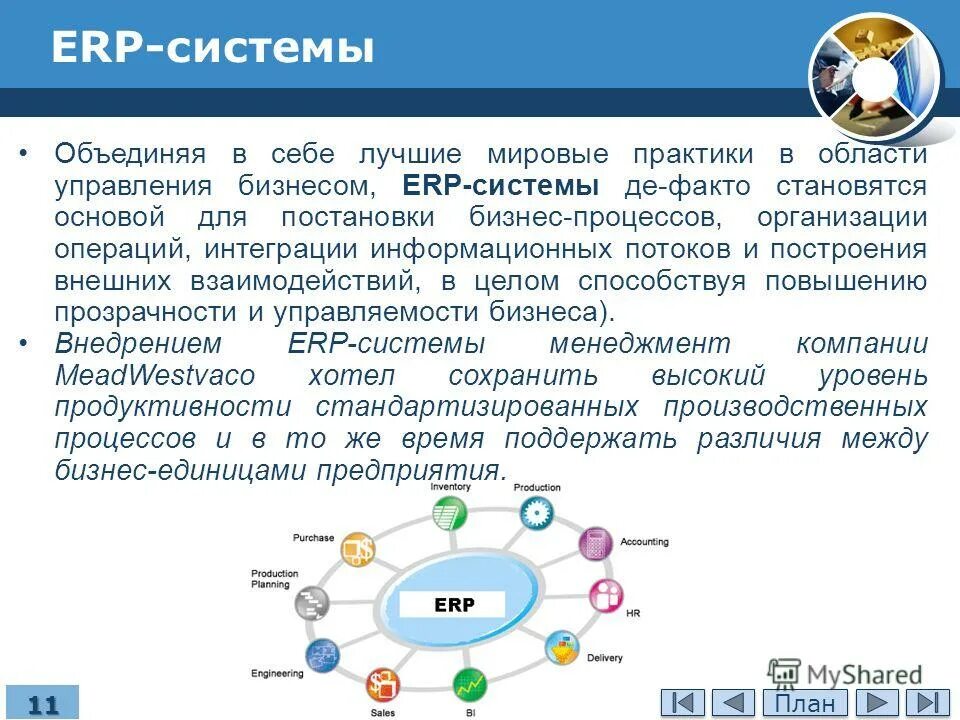 Разработка прототипа erp системы