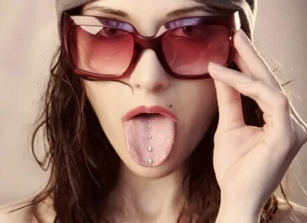 Tongue out