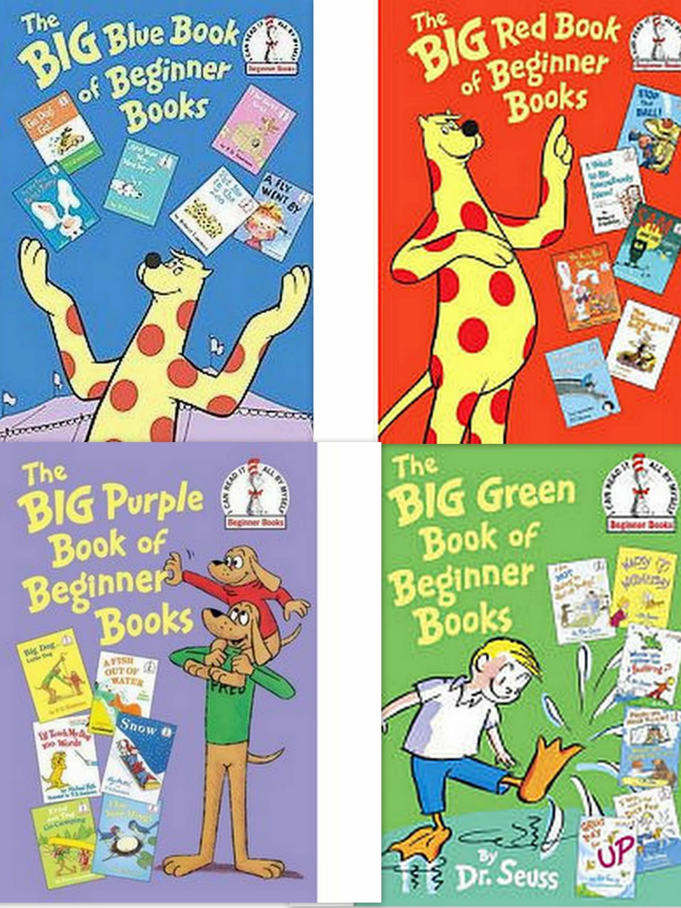 I began the book. Beginner книга. the big green books of beginner books. dr seuss big beginner book. the big blue book of beginner books.