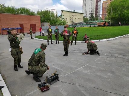 Военно спортивная эстафета