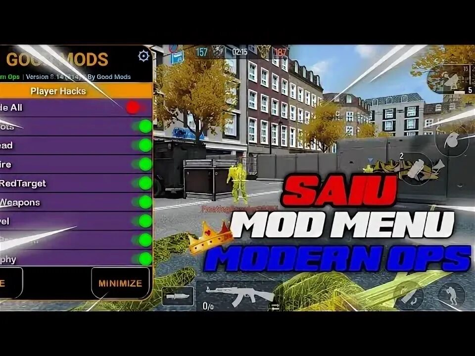 Мод меню модерн опс. Мод меню модерн опс